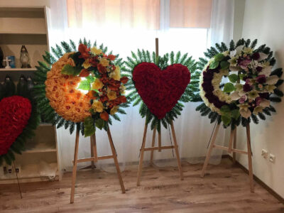 Zdjęcie wieńców pogrzebowych 2